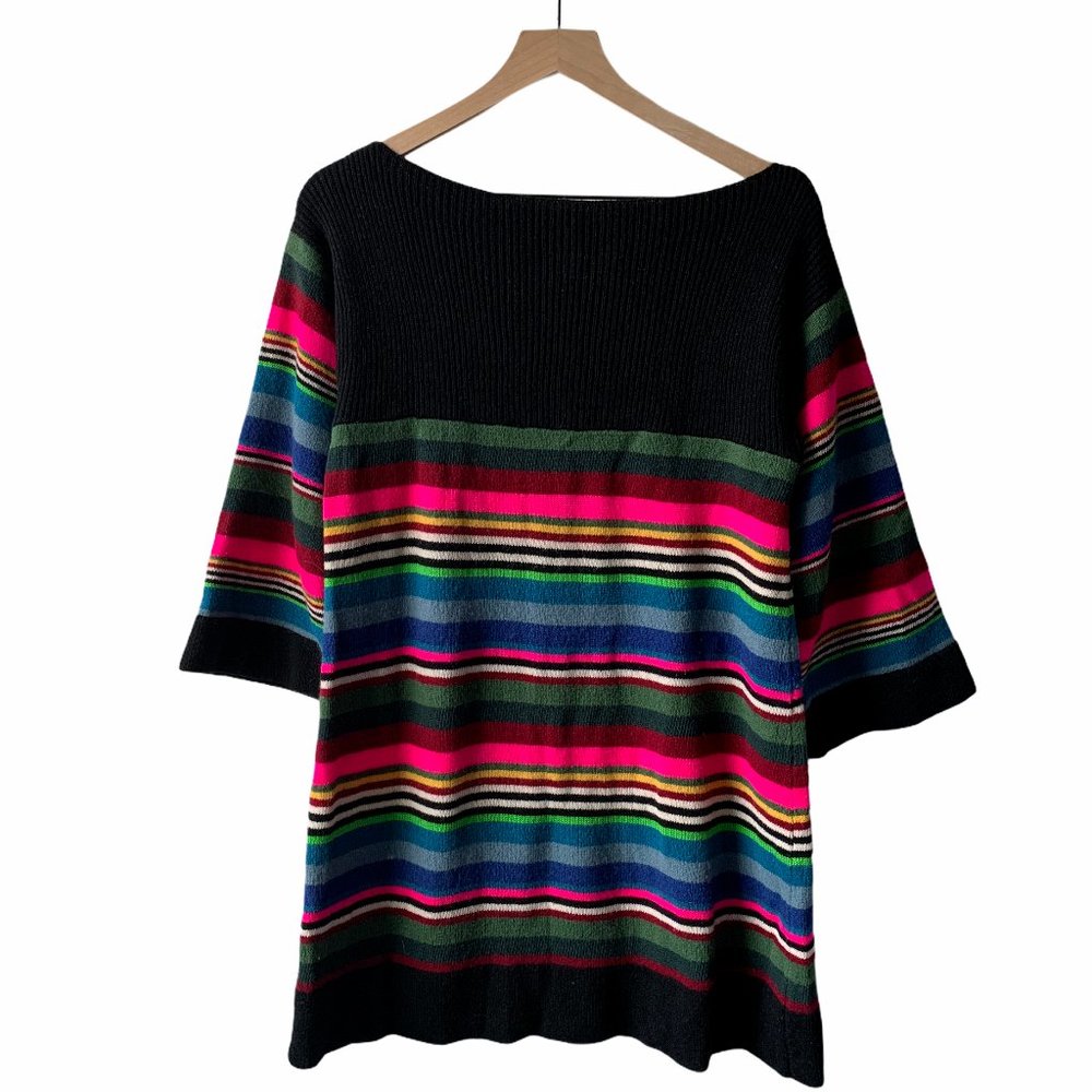 Free people off the shoulder rainbow sweater dress